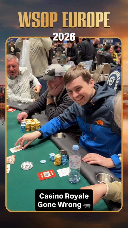 🦛 @martinkabrhel is all in in the €1,100 Mystery Bounty

😮 Will he hit his “Casino Royale”?
