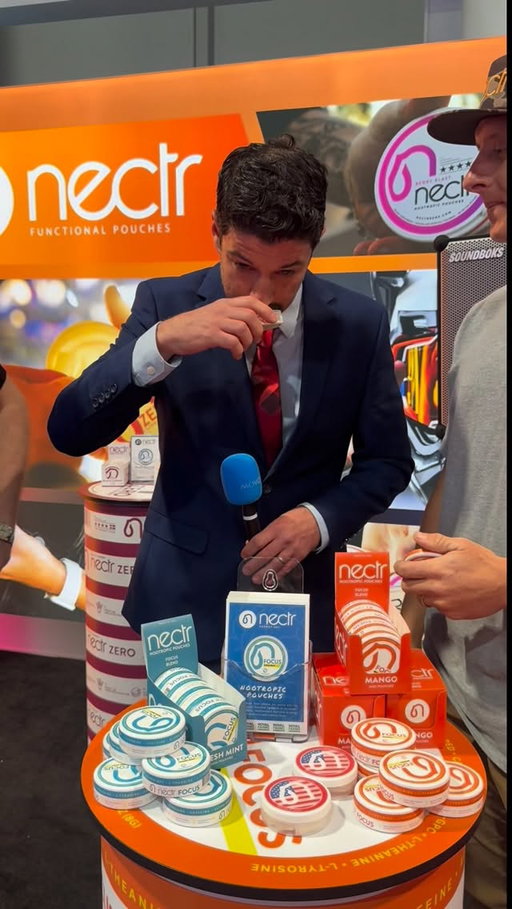@nectr_energy keeping it fresh and clean! @totalproductexpo #TPE26 #Nootropics #Nectr #fyp #TheChewzie 🍻