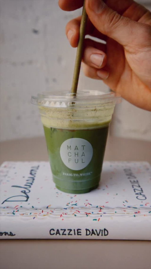 In the middle of Cazzie David’s breakup that happened to be taking place at Matchaful, her sister Romy saw her location and asked if she would get her this iconic, custom matcha order. So we made it real.

Introducing Romy’s Delusional Matcha:
A not-so-secret off-menu drink, inspired by that exact moment.
A short iced matcha latte with housemade oat milk, extra matcha (2g), 1/2 tbsp monkfruit, and cinnamon.
This one is meant to be enjoyed the way Romy intended, no modifications allowed.

IYKYK — ask for “Romy’s Delusional Matcha” in cafés or order online, and get the full story in Cazzie’s new book, Delusions.

It’s very matcha-forward — not for the faint of heart.
Try it and tag us + @cazziedavid + @romydavid to let us know what you think. Available for a limited time.