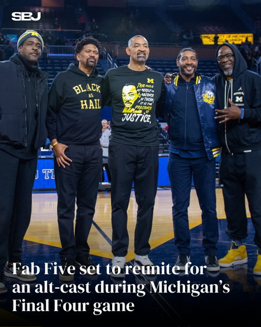 The Fab Five are BACK 🏀🔥

Michigan legends: Chris Webber, Jalen Rose, Juwan Howard, Jimmy King, and Ray Jackson.

Reuniting for a special Final Four alt-cast on TruTV + HBO Max 🎙️

This isn’t just a broadcast — it’s nostalgia + storytelling + hoops culture all in one.