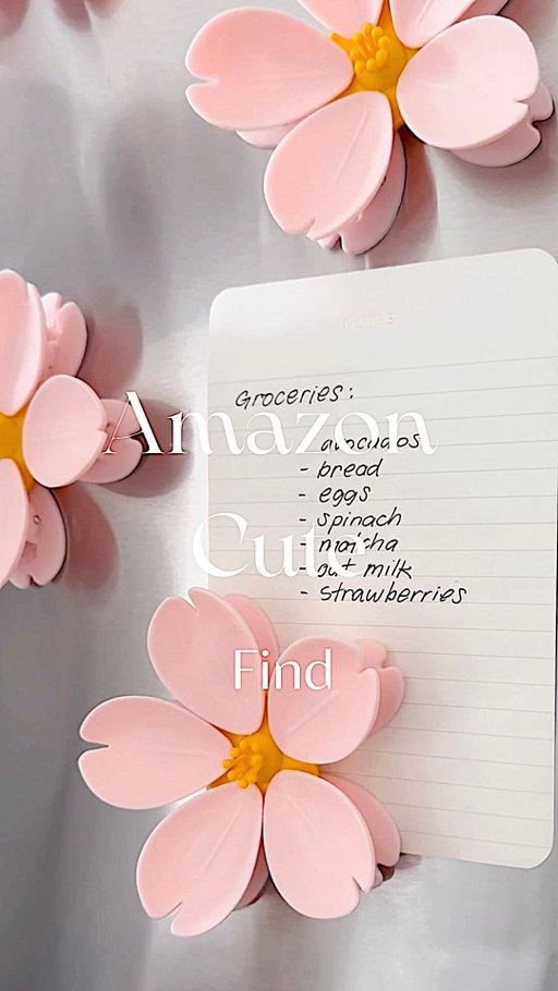 Type “FLOWER” to shop 🤍

Magnetic flower bag clips! Beautiful and convenient 🌸
@amazon 

#2in1 #amazonhome #fridgemagnets #kitchenfinds #cutefinds
