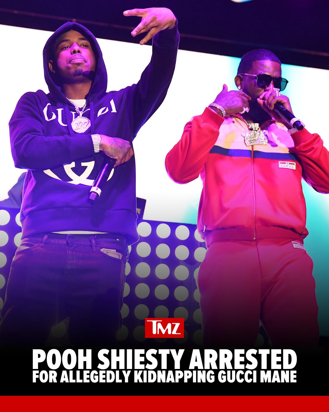 🚨🫢😱 Pooh Shiesty allegedly kidnapped and robbed Gucci Mane -- this, according to the Department of Justice. 

SWIPE -> 

FULL STORY AT 🔗IN BIO.
