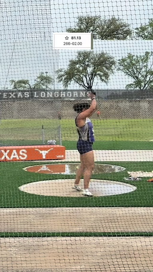 81.13m 🔥💥🤘🏼

A new Area Record for @rogers_camryn ‘s season opener !! 

#hammerthrow