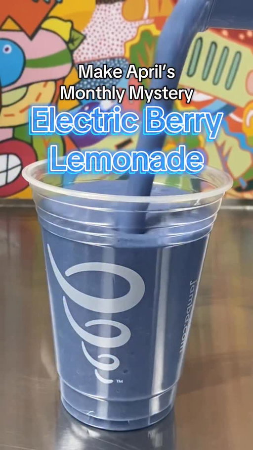 It’s April 2nd, so we promise this one is real!

April’s Monthly Mystery is here: Electric Berry Lemonade ⚡