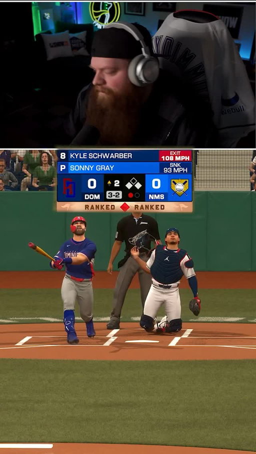 He replayed his homeruns so I danced on his grave #mlb #mlbtheshow #mlbtheshow26 #fyp