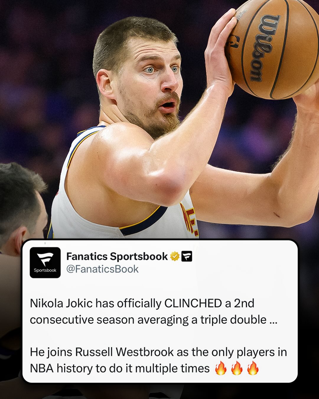 Another ALL-TIME Nikola Jokic season …

And he’s still incredibly unlikely to win MVP 🤔