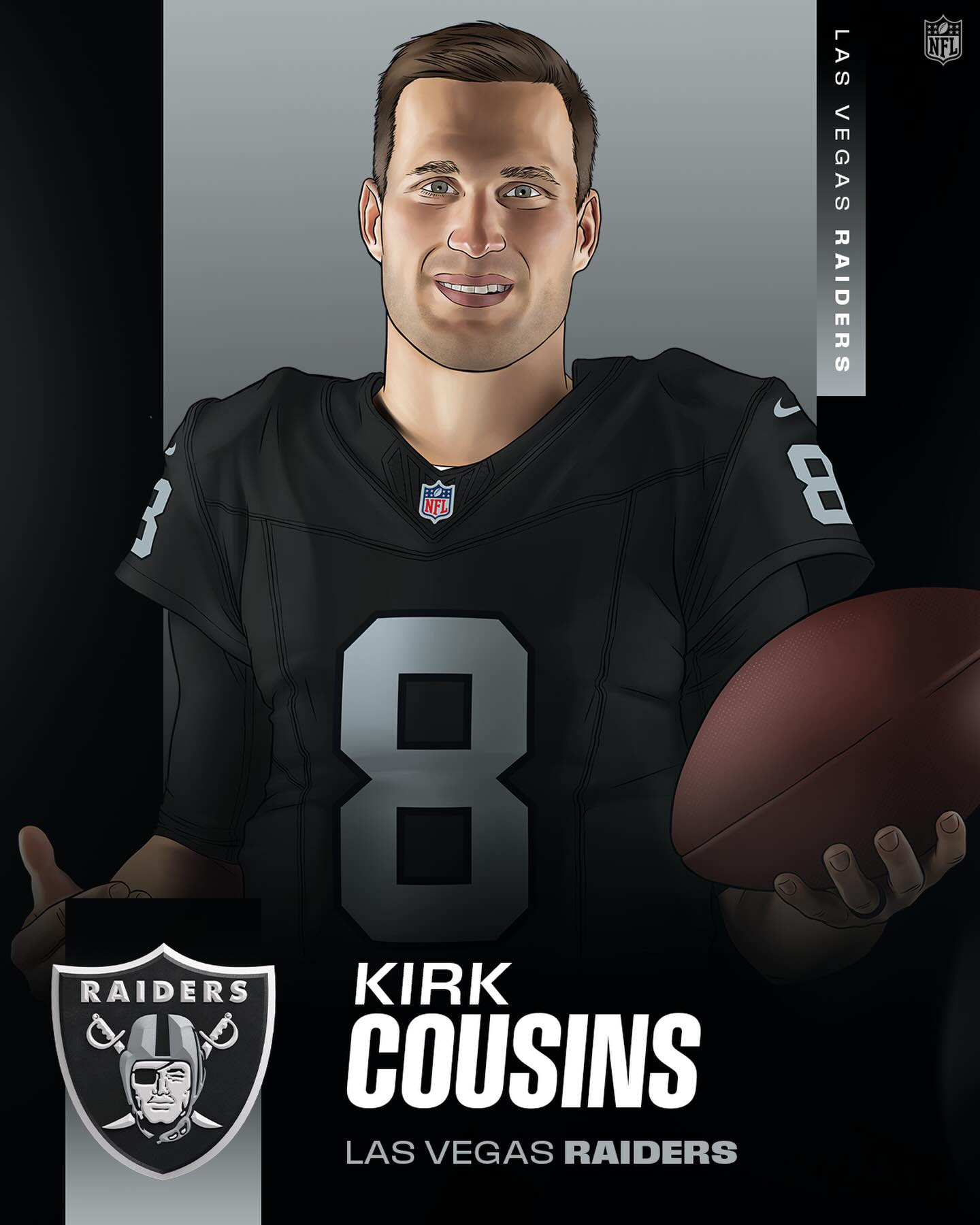 Kirk Cousins is Las Vegas bound 🤩