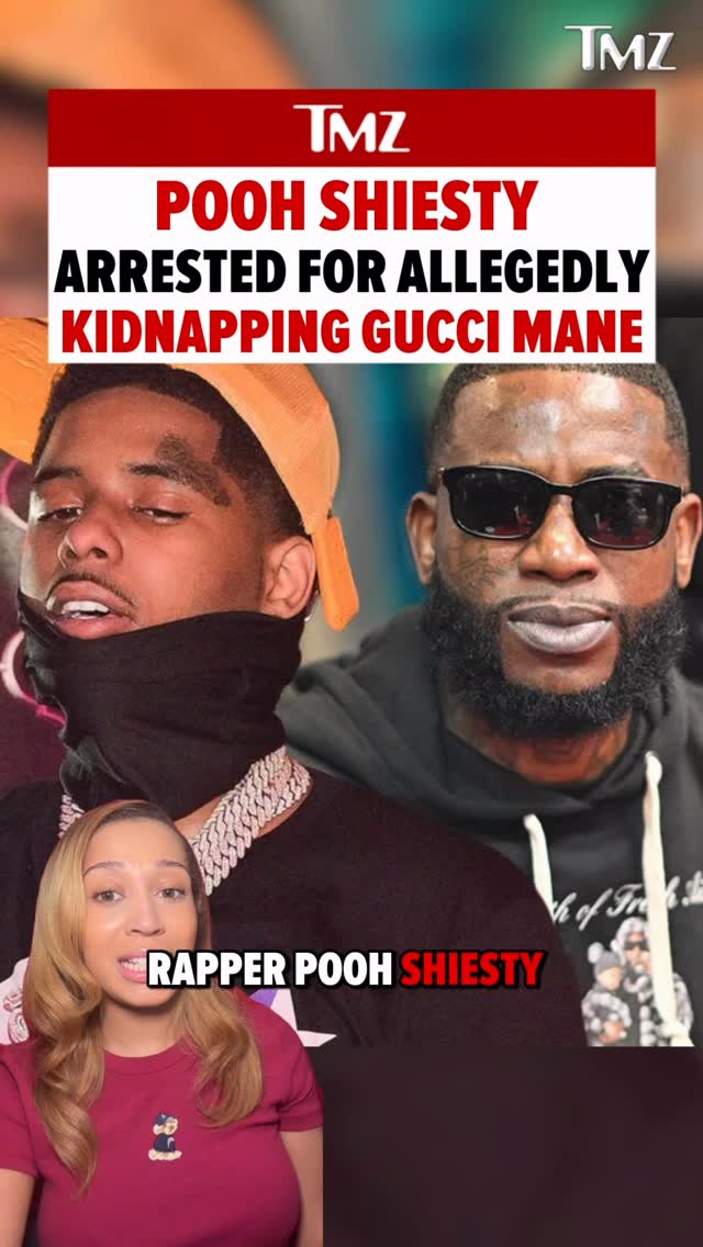 🚨Pooh Shiesty has been arrested after the DOJ alleges he kidnapped and robbed Gucci Mane and several victims at gunpoint inside a Dallas music studio.
