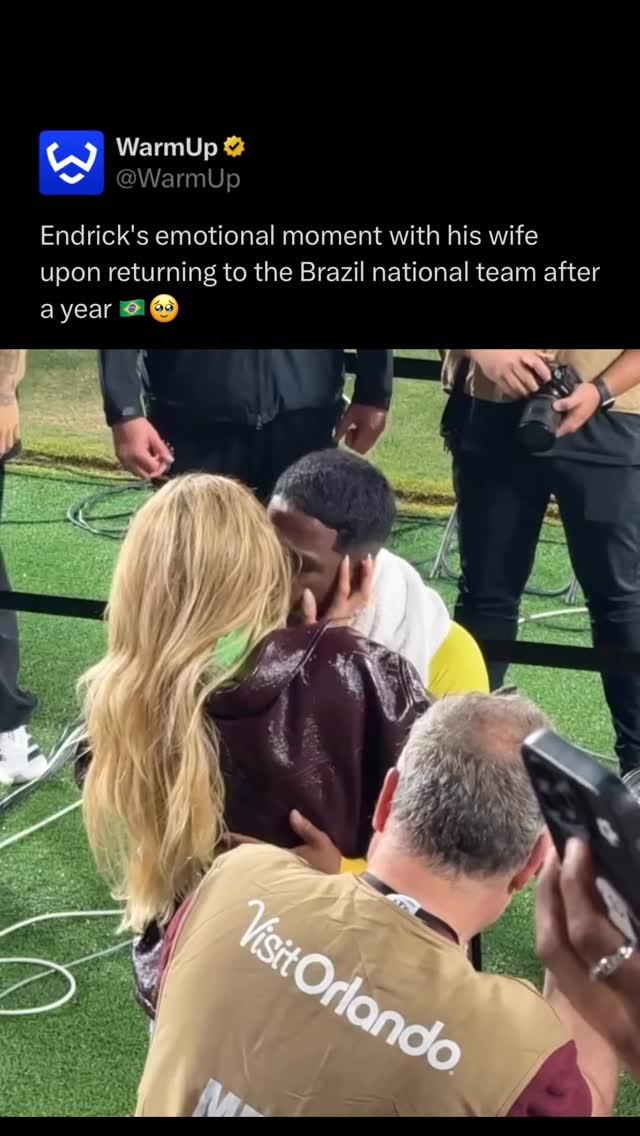 🥹

After a year-long absence from the Seleção, 19-year-old striker Endrick returned to the Brazil national team this March international break. Currently on loan at Lyon from Real Madrid, his recall by coach Carlo Ancelotti followed a strong run of form in Ligue 1. Endrick made an immediate impact as a substitute in the 3–1 win over Croatia on March 31, 2026, winning a penalty and providing an assist. This successful return bolsters his chances for a spot in Brazil’s 2026 World Cup squad.

(Via @_gabimartins @nsports )