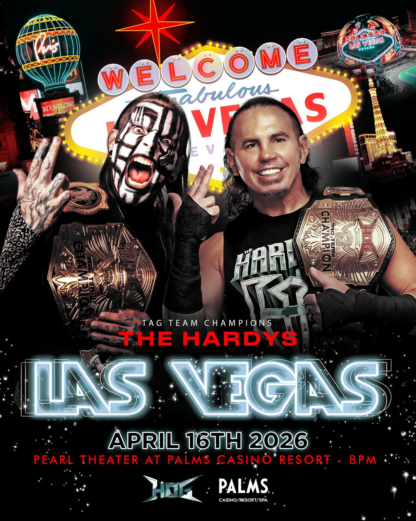 LAS VEGAS… WE’RE NOT DONE YET 🎰🔥

We’re bringing the biggest matches of the weekend.
April 16th. LIVE at the @palms 

🎟️ Tickets available now (link in bio)