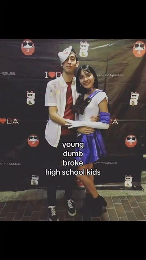 Only one of us stayed in our anime phase☹️