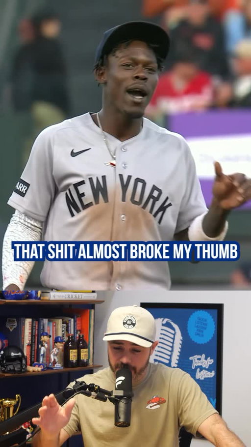 Jazz Chisholm Jr. says this hit almost broke his thumb, a breakdown

#yankees #newyorkyankees #MLB #baseball #repbx