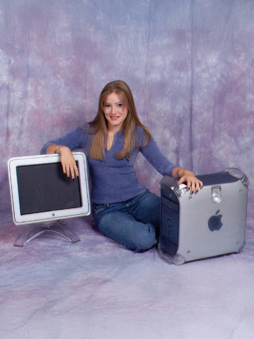 Happy 50th, Apple!! @helloapple @apple 🍎❤️ My love for Apple didn’t just shape my career, it helped create it. The tools they’ve built over the years not only changed industries, it let kids like me to discover creativity and tech in a whole new way!

It’s funny how a single obsession can shape your entire life. For me it was sitting in front of a computer, gaming, chatting on AIM/ICQ/IRC, learning HTML and  photoshop (on a 30day free trial that I’d my computer monthly so I could keep using it lol). I was little Jus in ’80s making pixel art, printing it out on our Apple ImageWriter and always so amazed at the ways I could bring my art to life. 

Little did I know, that was the beginning of my content creation story — fast forward to now and I’m still doing the same thing! Just on a slightly bigger scale, working with incredible brands and creating videos that have been viewed billions of times from people all around the world. And somehow, it still feels like we’re just getting started!?

One of my favorite memories is this old senior photo with my Mac G4. I had been saving money for a car but I refused to get my drivers licenses because I just wanted to sit at home on my computer.. so obviously I should probably buy a computer instead 🤣 I was so proud of it and I had to do some convincing with my parents to let me bring that massive computer to the photoshoot. My mom had to help me carry this heavy display and computer back and forth to the studio just to make it happen! She always was so supportive of all of my crazy endeavors and I know now she’d be so proud to see it was all worth it! I miss her so much! ♥️

One of the reasons we even had Apple computers in our house is because she was a teacher. I don’t really recall how, but there were educational discounts on Macs and I think she was able to bring home a computer over the summer until we got one of our own! 

It’s so exciting seeing how far tech has come and the barrier to entry is so small. If you have an idea and a will.. there is a way! Love to see it! ✨