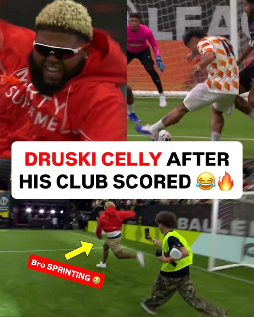 DRUSKI TOOK OFF AFTER HIS SQAUD SCORED 🤣🔥 (via @ballerleagueusa)