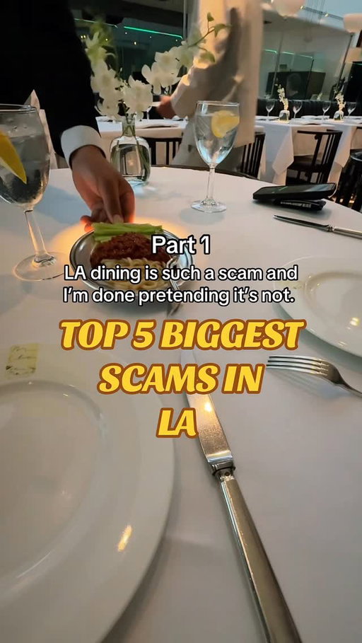 Top 5 biggest dining SCAMS in LA…
PART 1. 🤌👀🍽️
#lafood #foodreview #restaurant #honestreview #la 
@ivyrestaurants @mrchow etc…
