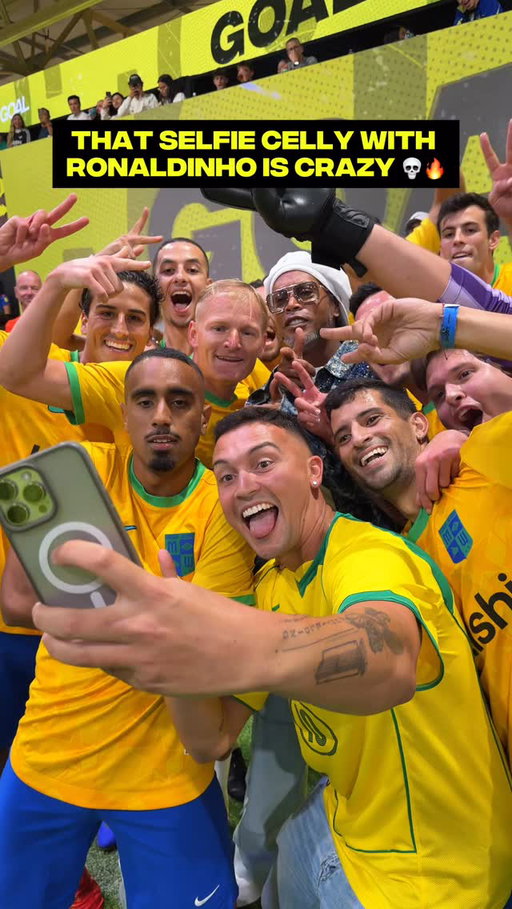 That celly had one destination… Ronaldinho 😮‍💨