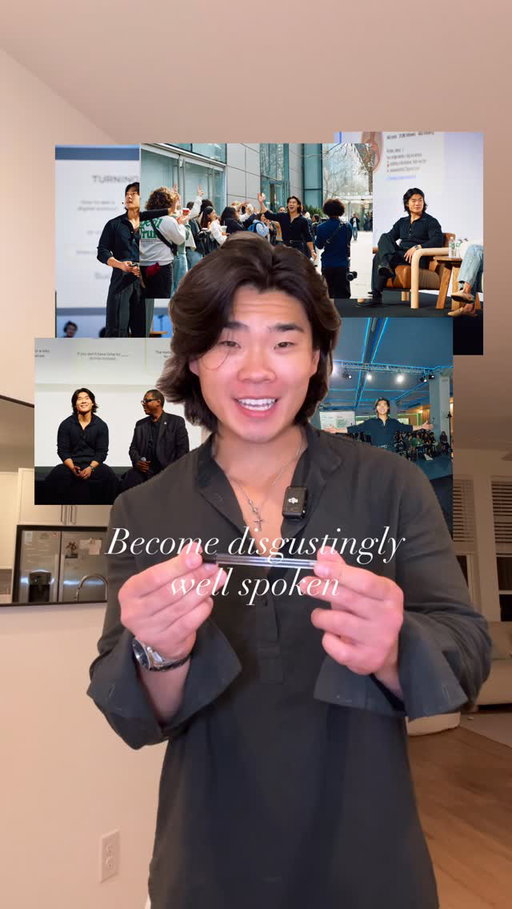 bonus tip to become more articulate👇🏼

review the footage of the first recorded video and take note of which sounds or words you need to further practice enunciating

next time when you do your practice run through, try to emphasize those more and you’ll see a huge improvement when you remove the pen!

being good at communicating as a creator is essential so hopefully these tips help before your next video. follow for more personal branding help :)