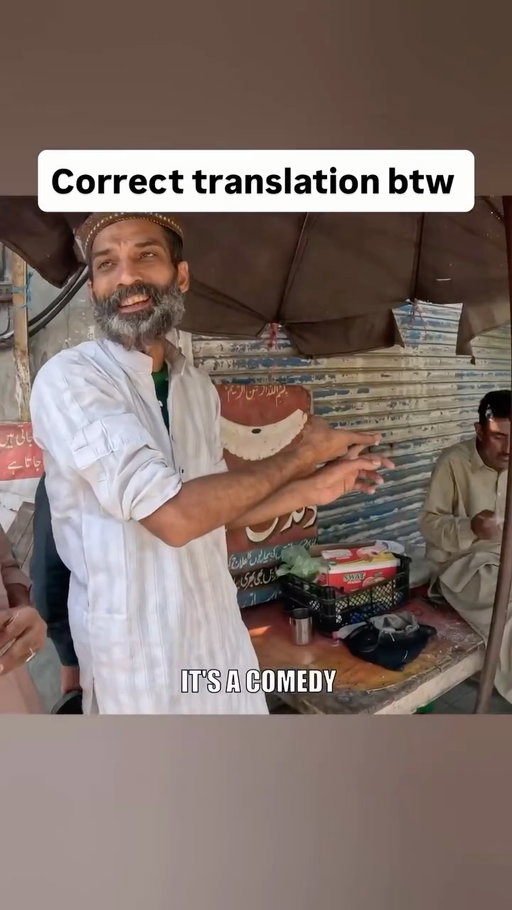 Bro really said “It’s a comedy” 😩