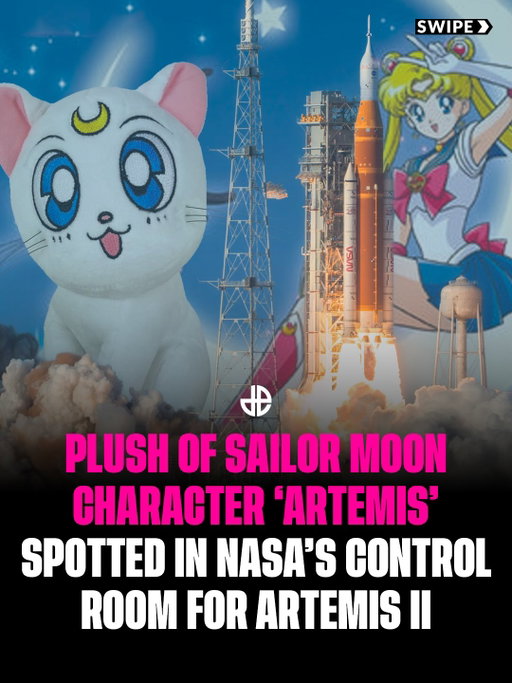 NASA’s Artemis II mission sparked a wave of excitement among anime fans after footage from the control room revealed a plush of Artemis, the white cat from Sailor Moon, sitting on a desk, alongside a staff member wearing a Sailor Moon‑themed lanyard.

The sighting quickly went viral, with fans celebrating the playful nod to the iconic series during such a historic mission. Artemis, in the anime, serves as a guide and strategist for the Sailor Guardians, whose powers are tied to planets and the Moon, making the plush’s presence especially fitting for a lunar mission.

🎥 @nasa