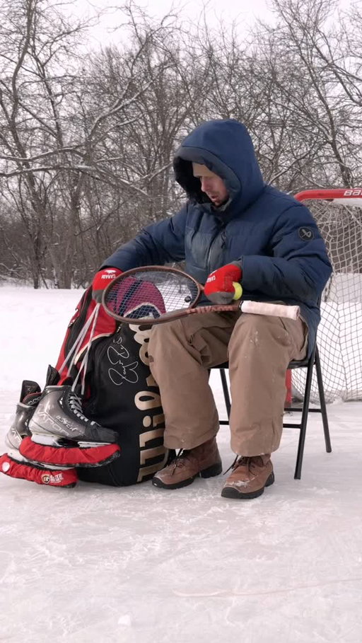 Experimenting 🎾🧊💆‍♂️ #icetennis #robworling14 #asmr #tennis 

📍Location: @riveroakskatingtrail