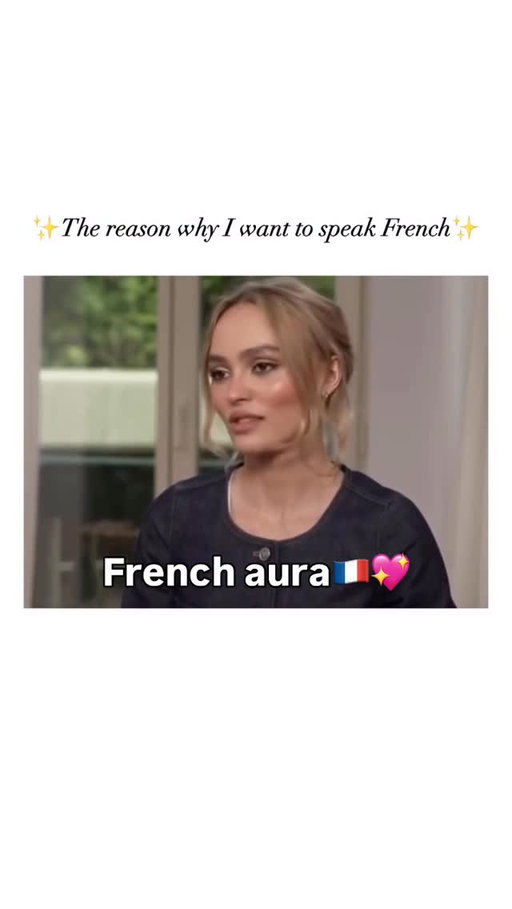 Let’s speak French this year 💖 a beautiful language that we all adore💛✨ 

Video francetravelers with Lily Rose Depp speaking French 

Speak French French culture French language French language