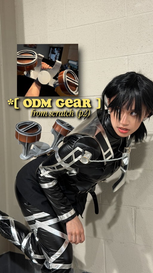 ATTACK ON TITAN ODM GEAR CARDBOARD TUTORIAL PART TWO ‼️ AKA: how to craft cosplay props from home and with things you might already have ❤️

howdy everyone, this is part two of how to create your own cardboard ODM gear from ATTACK ON TITAN! i was slightly con crunching this (this is your sign to not do that) so I had significantly less b-roll clips for this so PLEASE LMK if anything is unclear or if it needs another video attached, happy to answer any questions ❤️ 

are you team CARDBOARD or team 3D PRINTER?? (question of the day) 

also! if you haven’t seen part 1 of this video it’s up on my page but that’s how to make the base of your aot odm gear and its super easy and beginner friendly! thank you so much for all the love on these tutorials, and thanks for watching!! lets talk soon ❤️

—— 📝
this tutorial is heavily inspired by @/Muzty (TT) creation of their AOT ODM gear!! i just put my own tutorial together to track my progress and share how i put the gear together based on my experience and measurements :3 

—— 👩🏻‍💻⚔️🪡
#mikasaackerman #mikasacosplay #cosplaytutorial #attackontitancosplay #shingekinokyojincosplay 

—— ⚔️🖤
attack on titan, caracakez, attack on titan cosplay, odm gear foam tutorial, attack on titan cosplay tutorial, mikasa ackerman, mikasa ackerman cosplay, mikasa ackerman tutorial, AOT tutorial, AOT ODM gear tutorial, shingeki no kyojin, shingeki no kyojin cosplay, eren yaeger, omni directional mobility gear, beginner cosplay tutorial, beginner cosplay crafting, cosplay crafting, cosplay crafter, cosplay prop crafting, AOT cosplay odm