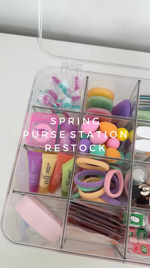 Restocking my purse station for spring 🌸🪥💛🍬
Comment ‘minis’ if you want the 🔗s to everything

#restock #minis #asmr #amazon #amazonfinds 
aesthetic, asmr sounds, amazon must haves, beauty finds, skincare, satisfying reels, pastels, organization, organized, travel finds, trendy reels