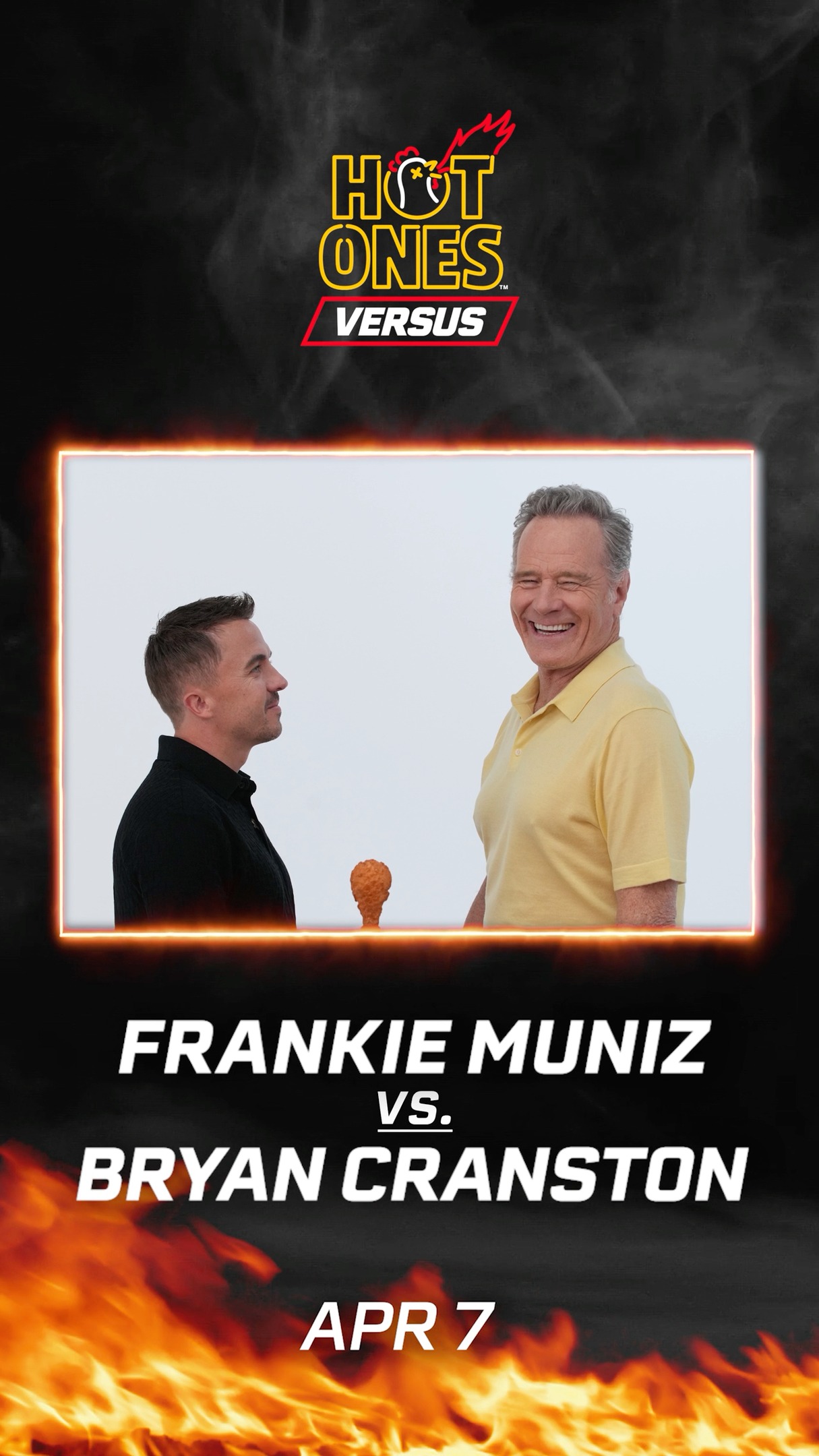 Spice is Unfair when Malcolm in the Middle stars @frankiemuniz4 and @bryancranston reunite on the next Hot Ones Versus. Can Malcolm come out on top or will Walter White smoke his competition? Make your predictions below and catch the clash next Tuesday at 1 PM EST on First We Feast’s YouTube.