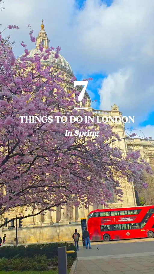 Spring in London is giving us everything right now 🌸✨ Here's your ultimate bucket list:

🏛️ St Paul's Cathedral 🌸 Notting Hill 🌿 St James's Park 🫖 Floral Afternoon Tea at Roast 🛶 Richmond-upon-Thames 🌺 Victoria Embankment Gardens 🎨 David Hockney at Serpentine

Hurry to see the blossoms before they disappear! 🌸🌼

Save this for your spring London bucket list and drop a 🌸 below - which one would you visit first?

Springtime in London | Tulips in London | London Cherry Blossom | London Spring Activities

#LondonInSpring #VisitLondon #LondonTravel #ThingsToDoInLondon #SpringInLondon