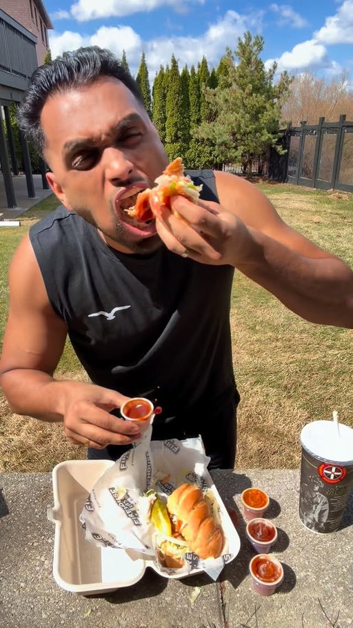 She didn’t even get to eat 🤣 …. 

Hands down our favourite subs @firehousesubsca 🥪

#FoodRunChallenge #JustForFun #Couple #GameTime #RockPaperScissors