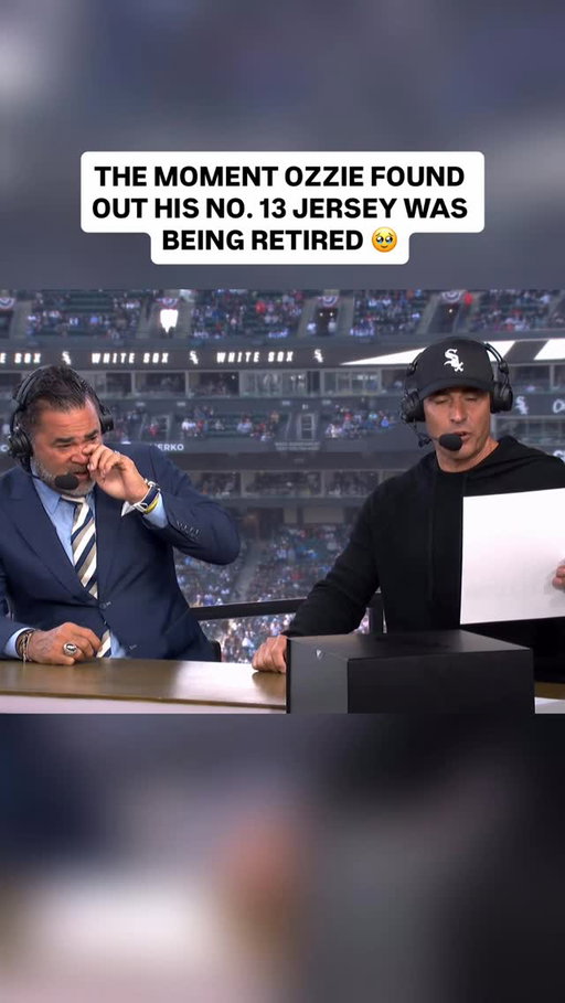 This moment ❤️

Ozzie Guillen reacts to the news that his jersey will be retired in a special ceremony on August 8th 🙌

No White Sox player will ever wear the No. 13 again.

#chicagowhitesox #mlb #ozzieguillen