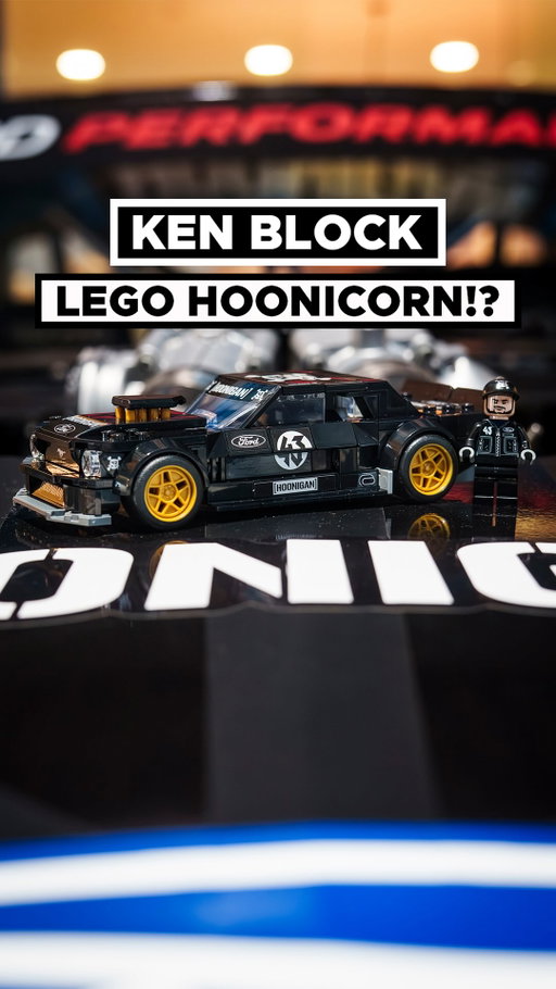 It was a HUGE goal of @kblock43 to have a @lego set of the Hoonicorn - and now it’s real! The set features the Hoonicorn in Gymkhana SEVEN livery, and an actual Ken Block mini fig with two separate heads!

Limited release in @lego stores and Walmart June 1st, followed up by a global release on August 1st.