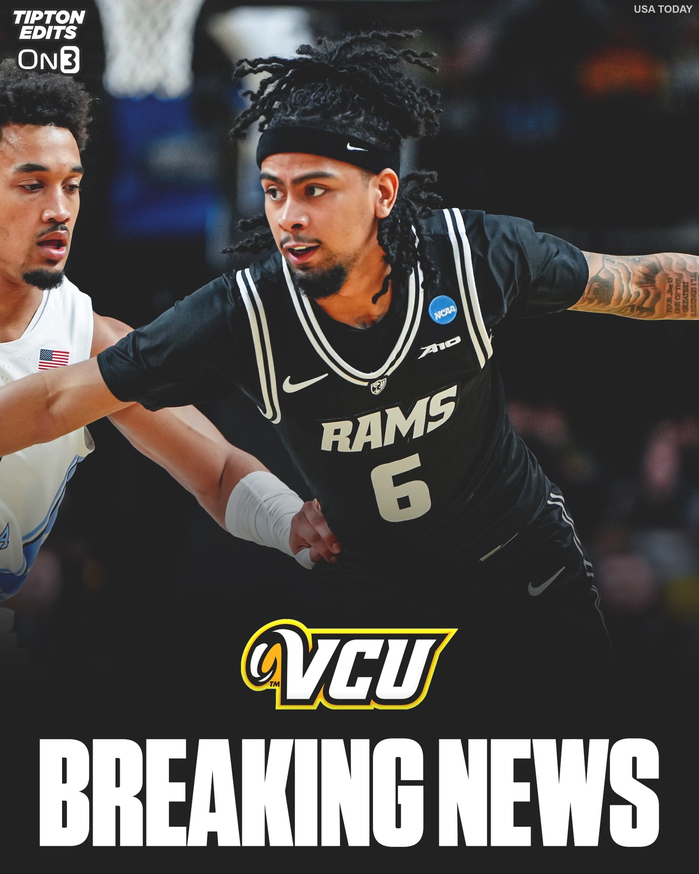 NEWS: VCU guard Terrence Hill Jr. plans to enter the @TransferPortal but will keep the door opening to returning, he told @On3. 

The 6-3 sophomore scored 34 points in the upset win over North Carolina in the NCAA Tournament. He averaged 15.0 PPG this season and was named A-10 Sixth Man of the Year. Represented by Connor Odom of ADS Sports.