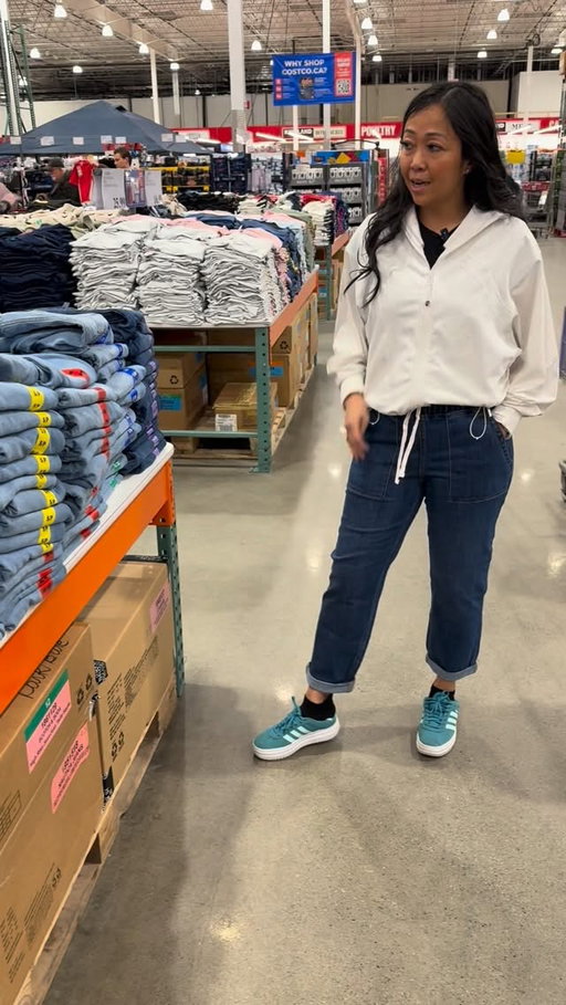@buffalojeans Buffalo Women’s Pull-on Straight Jean with Convertible Hem drawstring pants @costco_canada  are everyone’s favorite. Calgary Heritage April 2026. Item  1970048 $19.99. Want the Costco link? ❤️ ✨ Just follow us (Instagram rules!) + drop a comment below — we’ll slide it into your DMs! #tinasfavyyc #yyccostcolovers #costco #costcoloverscanada #buffalo