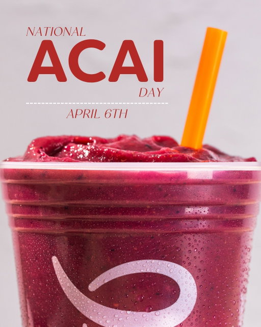 MARK YOUR CALENDARS! National Acai Day is April 6th!!!