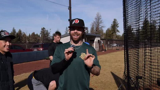 The @baseballbatbros went up against the #1 pitcher in Oregon. Things got crazy. Video goes live tomorrow. See you then.
