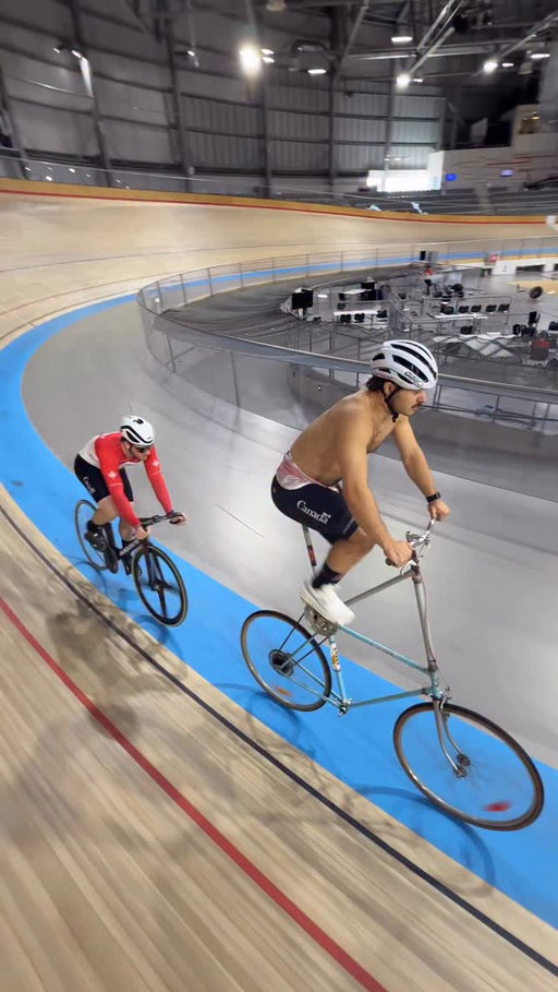 @cole_dempster got a sweet new bike for the upcoming World Cups