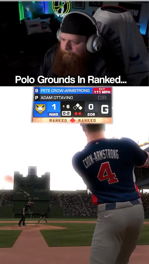 Polo Grounds Player Rage Quits! #mlbtheshow #mlbtheshow26 #mlb #baseball #fyp