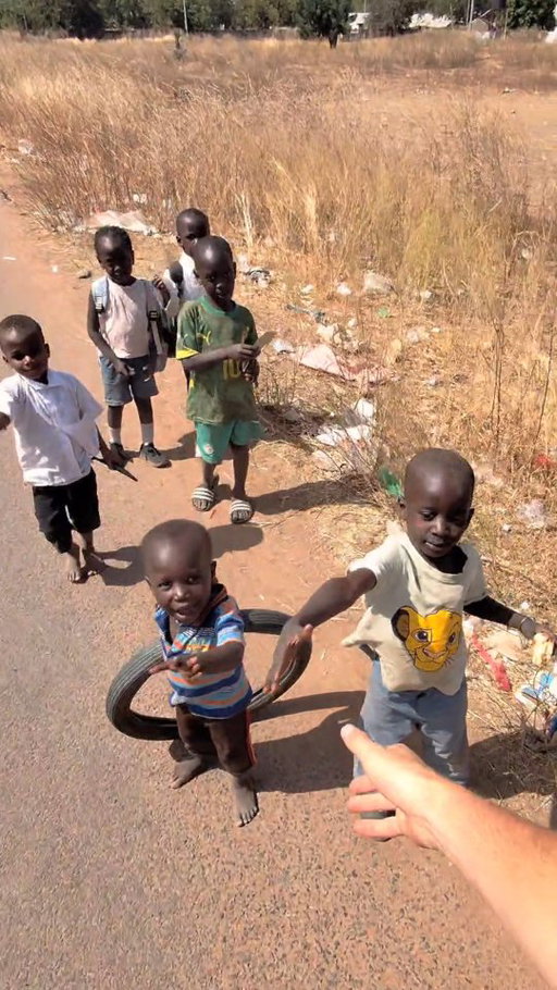 Hitchhiking through Africa! 🌍 Currently in the Gambia 🇬🇲😄