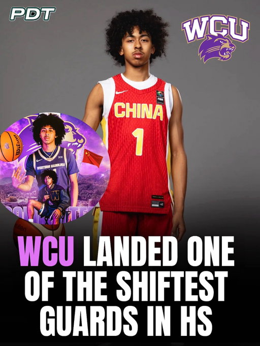 Class of 2026  Jacob Zhu recently committed to Western Carolina and he’s going to be a very productive freshman next season 

The 6-0 class of 2026 guard is averaging 13.4 PPG, 3.2 RPG, 4.1 APG while shooting 42.6% from 3 in OTE this season

Had a strong U19’s for the Chinese national team, in the World Cup, averaging 11.6 PPG, 3.8 APG

Very Shifty, quick, high-level playmaker very nice add.