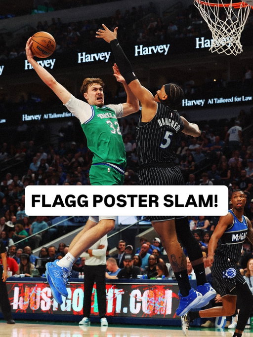 @cooper_flagg TOOK OFF for the @dallasmavs slam! 💥
