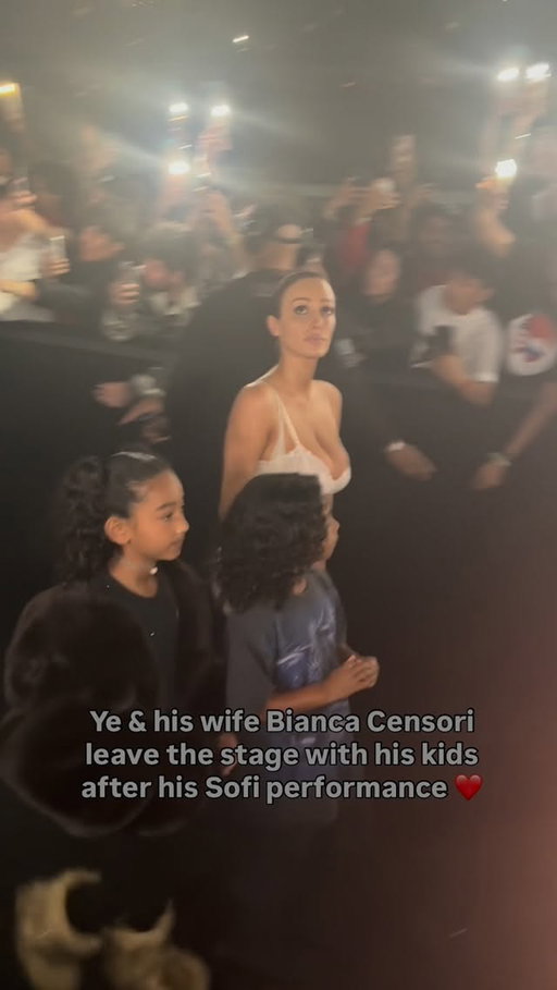 FOLLOW @RAP FOR MORE YE CONTENT‼️

Ye’s 2nd Sofi show has officially ended🥹❤️

FULL SETLIST 📝

▫️ KING
▫️ THIS A MUST
▫️ Father Stretch My Hands, Pt. 1
▫️ Can’t Tell Me Nothing
▫️ N****s in Paris
▫️ Mercy
▫️ Praise God
▫️ Black Skinhead
▫️ On Sight
▫️ Blood on the Leaves
▫️ CARNIVAL
▫️ Power
▫️ Bound 2
▫️ Wolves (w/ Andre Troutman)
▫️ Say You Will (w/ Andre Troutman)
▫️ Heartless
▫️ FATHER (w/ Travis Scott)
▫️ FATHER (w/ Travis Scott)
▫️ FE!N (w/ Travis Scott)
▫️ PUNCH DRUNK
▫️ BEAUTY AND THE BEAST
▫️ HIGHS AND LOWS
▫️ WHITE LINES (w/ Andre Troutman)
▫️ BULLY (w/ CeeLo Green)
▫️ ALL THE LOVE (w/ Andre Troutman)
▫️ LAST BREATH
▫️ TALKING (w/ North West)
▫️ PIERCING ON MY HAND (w/ North West)
▫️ EVERYBODY
▫️ KING
▫️ Mystery of Iniquity / All Falls Down (w/ Lauryn Hill)
▫️ Lost Ones (w/ Lauryn Hill)
▫️ Heartbeat / Crisis / Praise Jah in the Moonlight (w/ Zion Marley, YG Marley & Lauryn Hill)
▫️ Doo Wop (That Thing) / Believe What I Say (w/ Lauryn Hill)
▫️ Jesus Walks
▫️ Through the Wire
▫️ Good Life
▫️ Homecoming
▫️ All of the Lights
▫️ Flashing Lights (w/ Andre Troutman)
▫️ Stronger (w/ Andre Troutman)
▫️ Ghost Town
▫️ Runaway