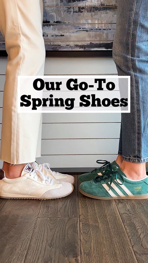 Comment SHOP for links!🛍️ The biggest update to your spring outfits starts with your shoes!👟

This season we added new shoe trends to our lineups. All of these styles pass our test of style + comfort. I (Krista) wear a size 9 1/2 and Julie wears a size 6 1/2. Which styles are your favorite??
HOW TO SHOP:🛍️👡
-Comment SHOP for links sent to your DM. Direct link: https://liketk.it/64sEY
-Click the link in our bio to shop on our LTK
-Watch our stories for links! 

#fashionover40 #over50style #shoeslover #springstyle #styletips 
Spring shoes, sneakers, sandals, jelly shoes, ballet flats, platform sandals, wood heel sandals, mules