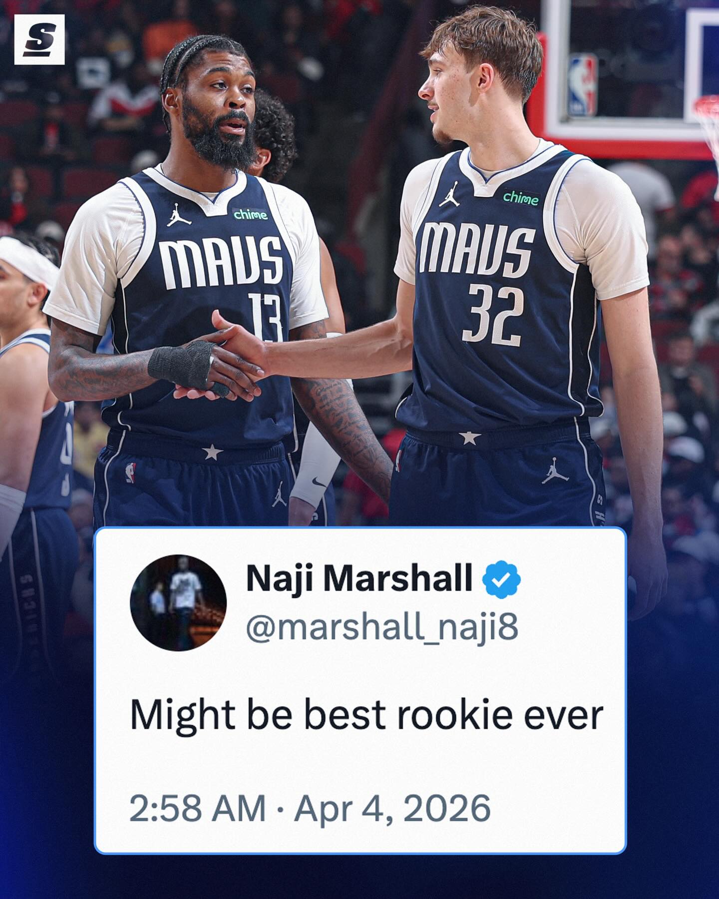 Where does Cooper Flagg’s rookie campaign stack up compared to some of the best in NBA history? 📊
[h/t @najimarshall]