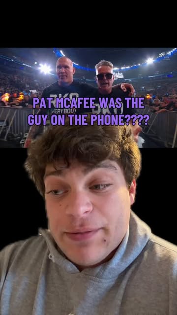 We’ll see what happens I guess 😂😂 #thenextnetwork #joshberman #wwe #patmcafee #sports
