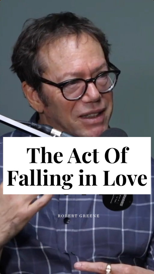 The act of falling in love. 

Thank you @michaelgervais for having me on @findingmastery 

#robertgreene #psychology #power #love