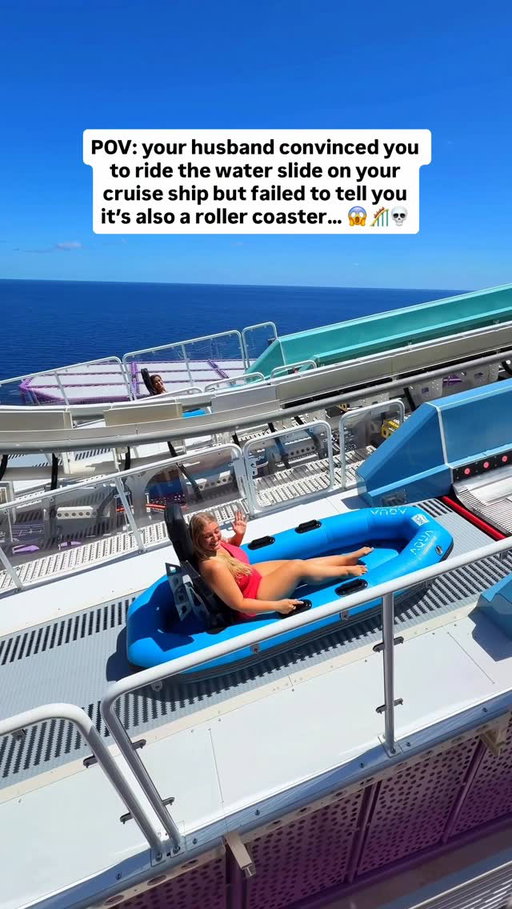 Who would you ride this with?! 🎢 details👇

🚢 Welcome on board the world’s newest cruise ship, Norwegian Luna, where you can find the first hybrid roller coaster + water slide at sea. 

🌊 The Aqua Slidecoaster is the wildest new cruise attraction on earth. Riders hit speeds up to 30 mph, race side-by-side, and even get launched uphill. It’s basically a theme park ride… on a ship. 😳

🤗 Send this to your cruise buddy! #CruiseNorwegian #NorwegianLuna #NCLPartner

#cruiselife #bucketlisttravel