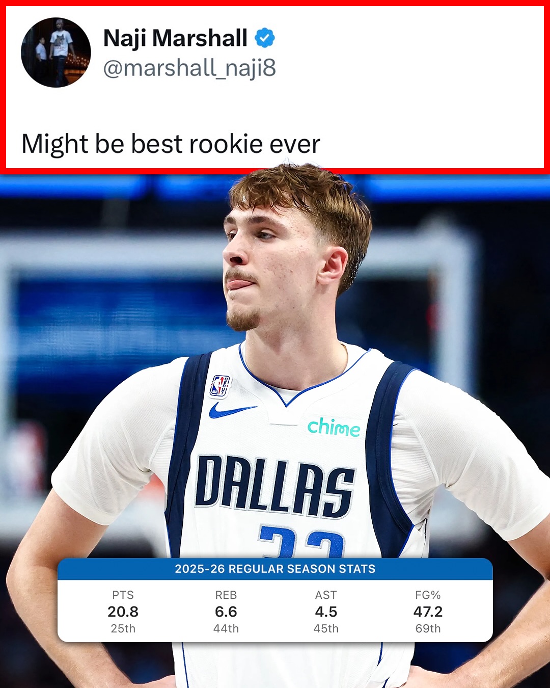 The Cooper Flagg ROTY race just got REAL 👀

(h/t marshall_naji8/X, BMILL_THAGOAT_/X, DukeDukeBall/X)