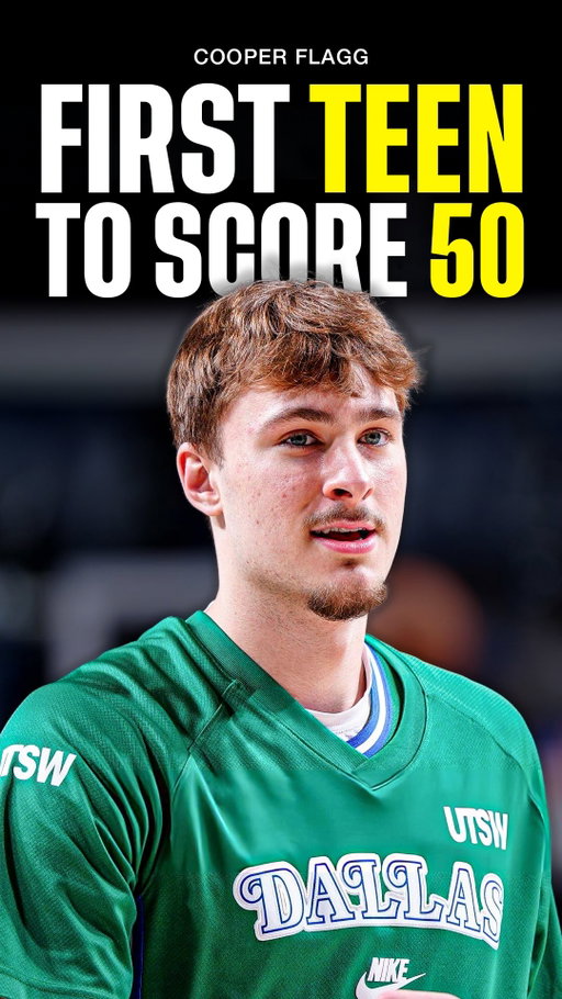 In its 80-year existence, the NBA has never seen a teenager score 50 points… until Cooper Flagg🔥

THANK YOU Frank Vogel for subbing Flagg back in late to get his 50. Enjoy every bucket.

51 pts
19-30 fg
6-9 3p
7-7 ft