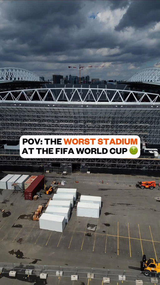 Some awful stadiums are set to host games at the 2026 World Cup this summer. BMO Field in Toronto tops that list. What stadium would YOU rank as the worst?

BMO Field (Toronto) +100
Levi’s Stadium (Santa Clara, CA) +125
GEHA Field (Kansas City) +250
BC Place (Vancouver) +300

Note: Over $157M was spent on adding scaffolding. 😂